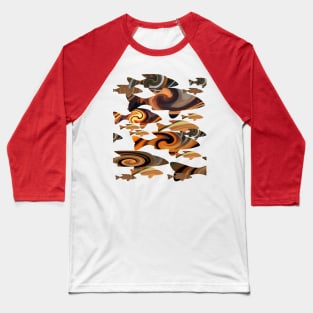School of Fish Baseball T-Shirt